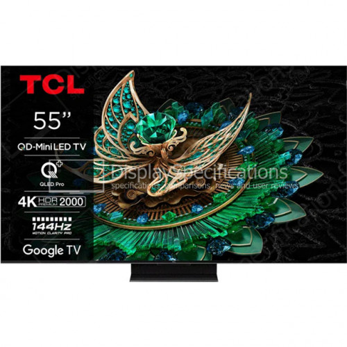 Телевизор TCL 55C7L Премиум QD-Mini LED QLED, Ultra HD 4K,SMART TV, Bluetooth, Голосовое управление, Безрамочный