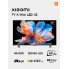 Телевизор 43" Xiaomi TV X Mini LED 43 2026 L43MC-SMRU черный 3840x2160, 4K Ultra HD, 60 Гц, Wi-Fi, Smart TV, Android TV РСТ