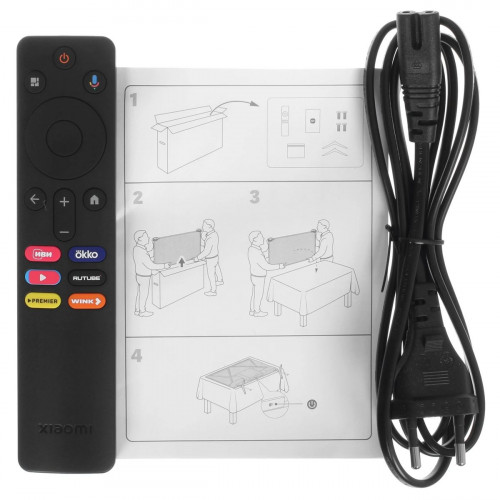 43" Телевизор Xiaomi TV A 43 2026 L43MB-AURU черный 3840x2160, 4K Ultra HD, 60 Гц, Wi-Fi, Smart TV, Android TV РСТ
